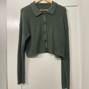 Kendall & Kylie | Green Knit Sweater